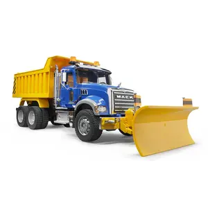 Bruder 02825 MACK Granite Dump Truck w/ Snow Plow Blade 26.10.10