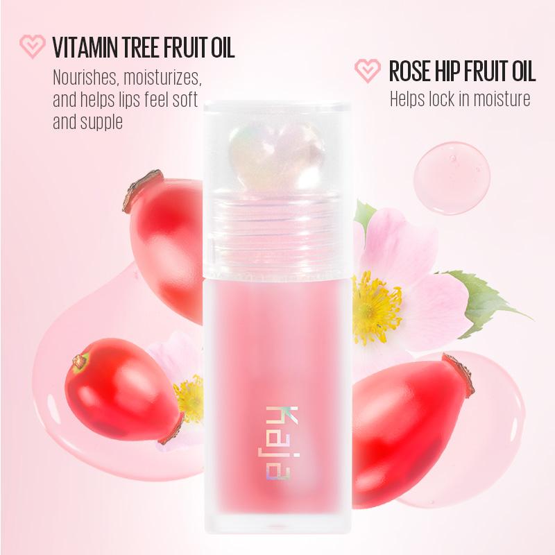 Kaja Korean Juicy Glass Lip Oil | Hydrating & Nourishing Lip Oil Lip Gloss, Juicy and High-shine Finish, Infused With Fruit Seed Oil, Lipgloss Lipstick Makeup Glossy Moisturizer Plump Transfer-proof