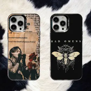 B-Bad Omens CONCRETE JUNGLE Phone Case For iPhone 16,15,14,13,12,11,8,7,Pro,Max,Plus,Mini,XS,SE Anti Fall Black Matte Hard