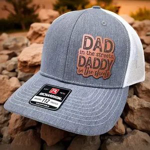 Dad In The Streets Leather Patch Richardson Hat