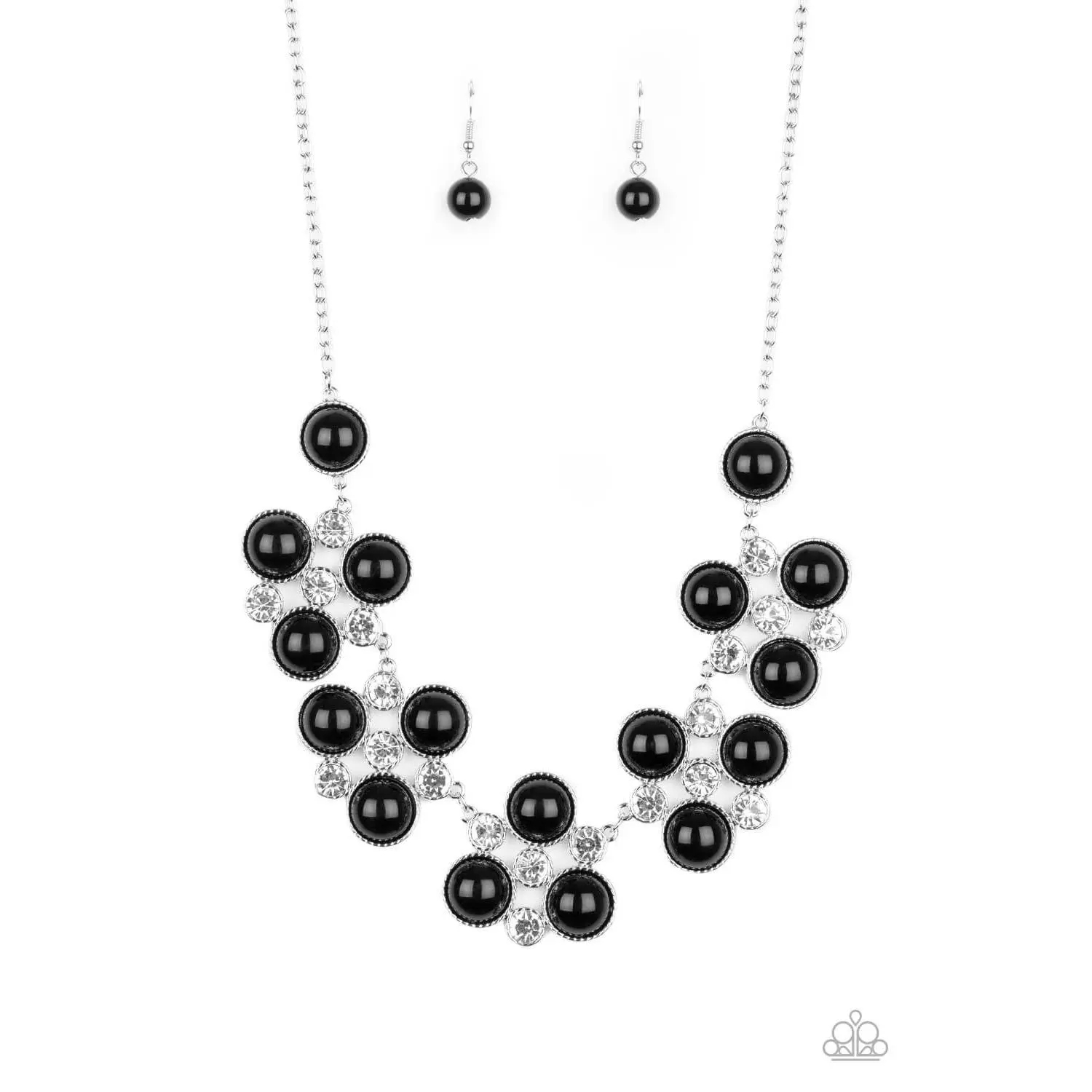 Night at the Symphony Black Necklace Set