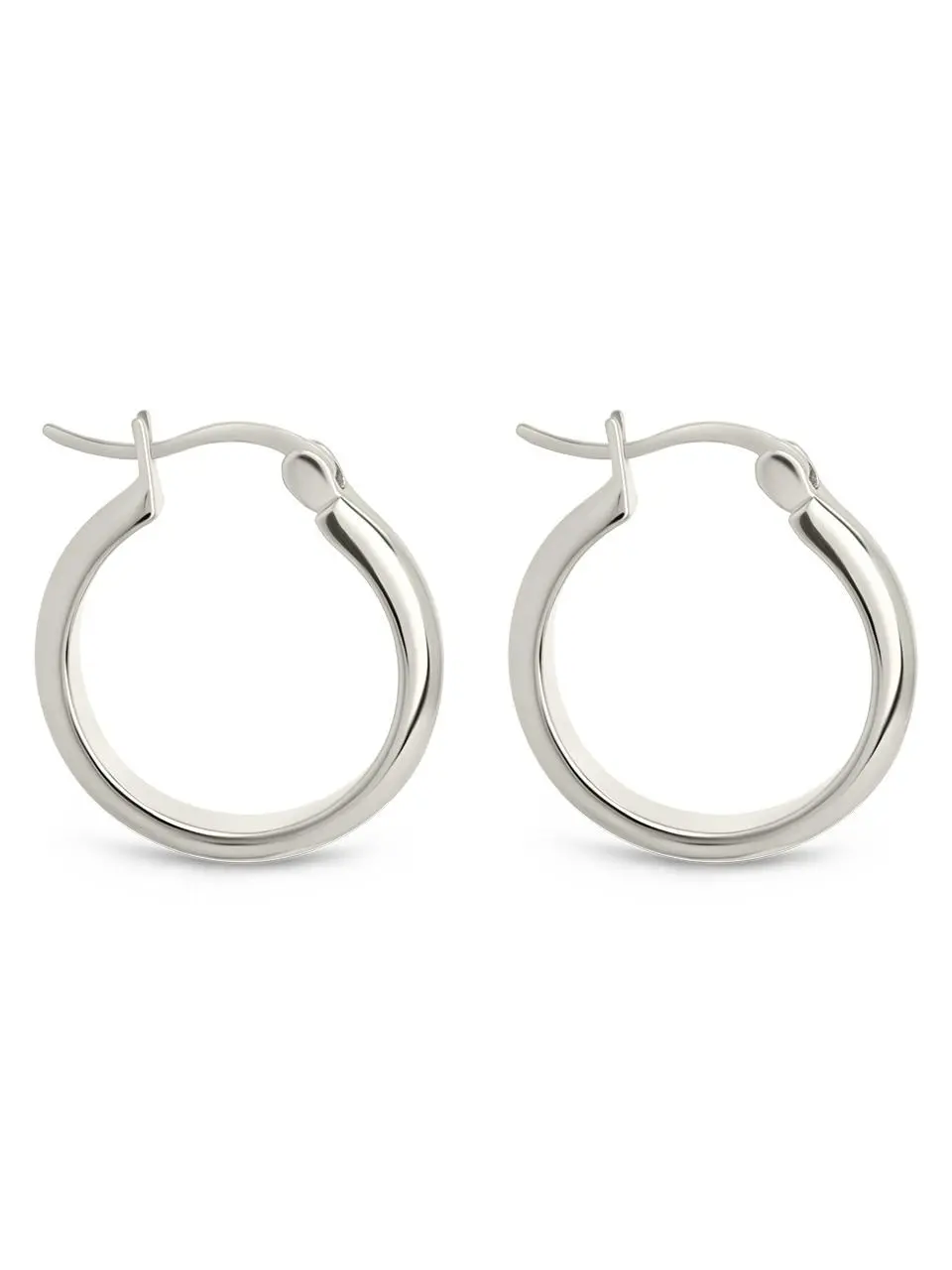 Tabitha Polished Hoop Earrings