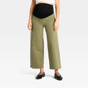 Over The Belly Sailor Wide Leg Maternity Jeans - Isabel Maternity by Ingrid & Isabel