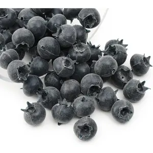 50Pcs Lifelike Fake Blueberries Simulation Fruit for DIY Craft Home Kitchen Cabinet Food Photography Props