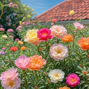 1000 PCS Mixed Color Portulaca Grandiflora Moss Rose Seeds, Drought-Resistant, Fast-Growing, Vibrant Blooms, Perfect for Gardens & Pots