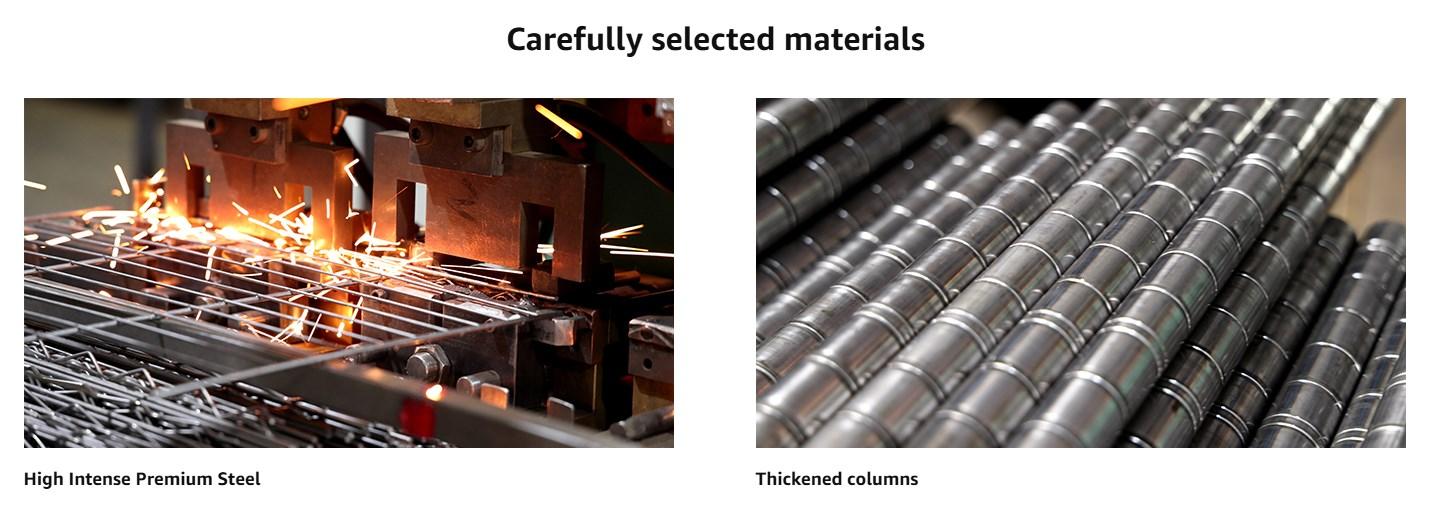 Raybee Shelf 5-Tier Adjustable Twin Shelves 1400 lbs Wire Shelving Unit for Storage Rack Heavy Duty Garage Metal Shelf Pantry Kitchen, Black/Chrome