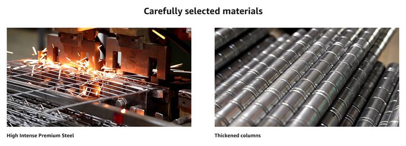 Raybee Shelf 5-Tier Adjustable Twin Shelves 1400 lbs Wire Shelving Unit for Storage Rack Heavy Duty Garage Metal Shelf Pantry Kitchen, Black/Chrome