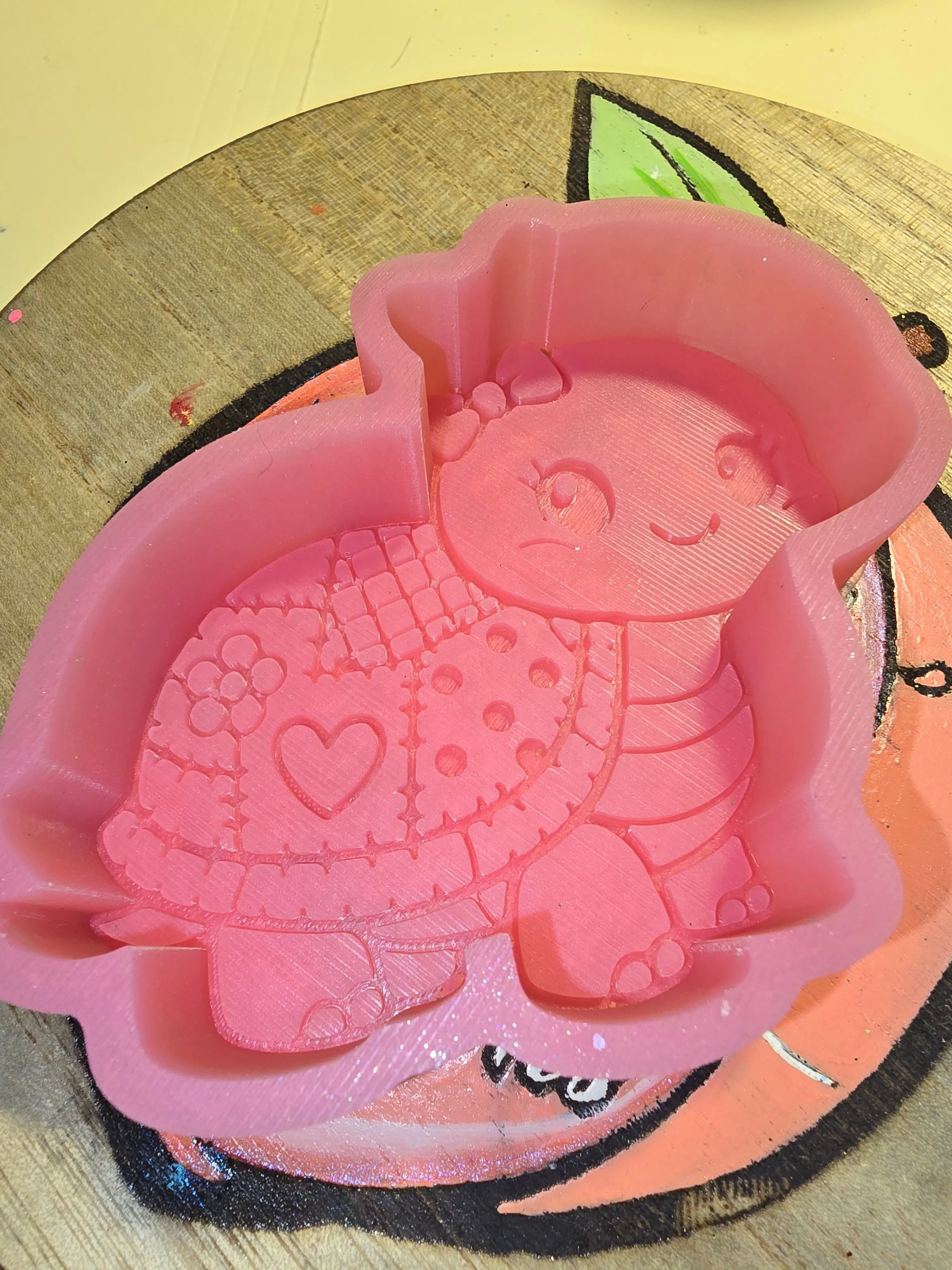 Patchwork Turtle freshie mold