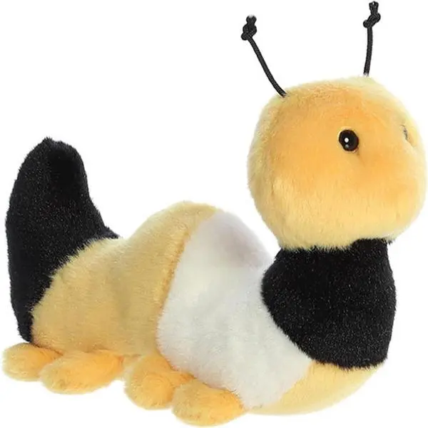 Aurora World Plush - Mini Flopsie - MONARCH CATERPILLAR (8 inch)