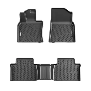 Garvee Floor Mats for Toyota Camry 2018-2024, TPE All Weather Custom Fit Front 1st & 2nd Row Floor Liner, Black
