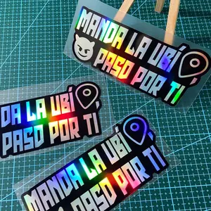 Car Sticker, 7 Counts Waterproof Reflective Car Sticker, Car Exterior Decoration Accessories for Motorcycle Tank, Side Plate, Front Windshield, Car Window