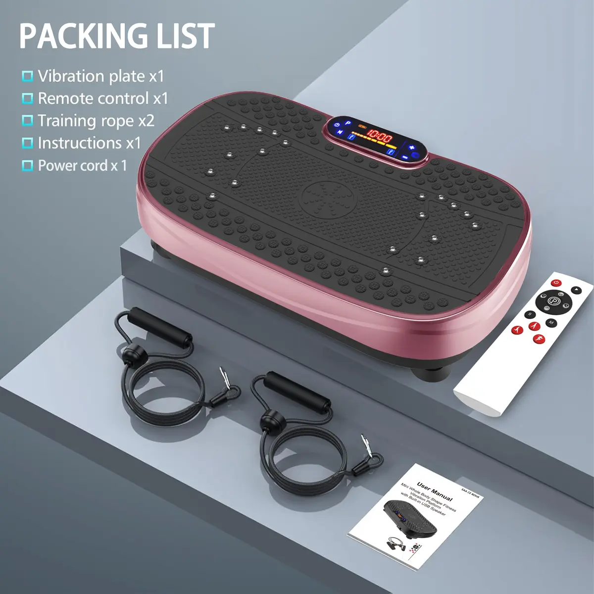 SAYGOGO Vibrational Plate - 300lbs Load Portable Size At Home Gym  Equipment, Adjustable Speed, Anti-Slip Coating, Compact Full Body Exercise  Platform for Gym Workouts - TikTok Shop