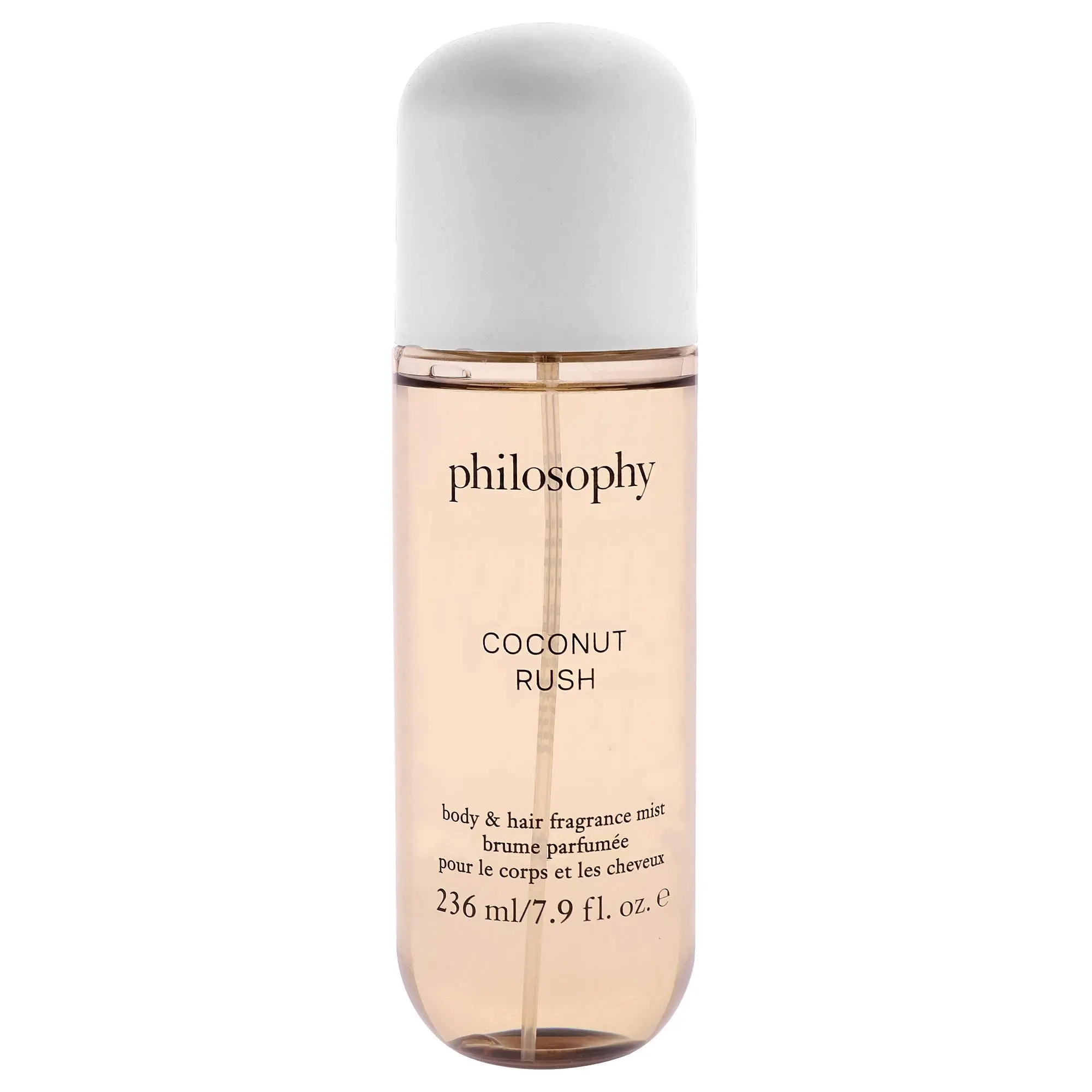 Philosophy Coconut Rush Hair & Body Fragrance Mist Spray Bottle - Women's 7.9 oz Unisex Fragrance Mist