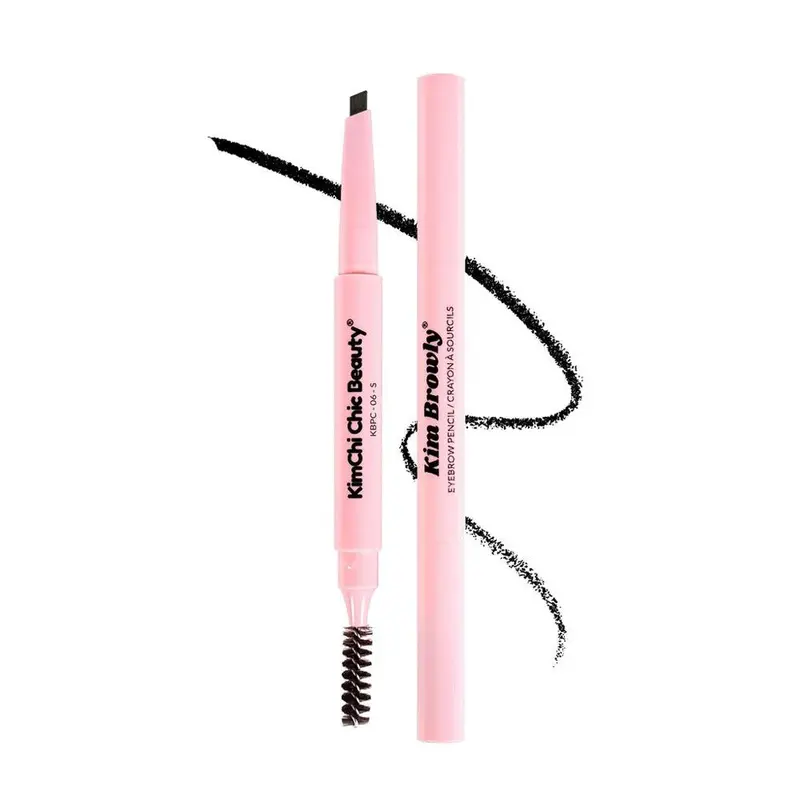 KimChi Chic Beauty KimBROWly Eyebrow Pencil - Tapered Tip, Built-in Spoolie