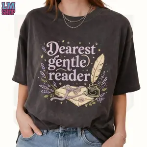 Dearest Gentle Reader Shirt, Whistledown Society Papers Tee, Sweatshirt, Hoodie, Bridgerton Fan Gift, Regency Era Wisteria Shirt