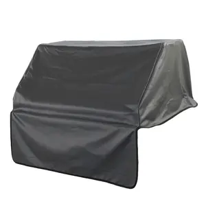 Built-In BBQ Outdoor Gas Grill Cover 56"L x 30"D x 16"H Vinyl Grey Water Proof Mother