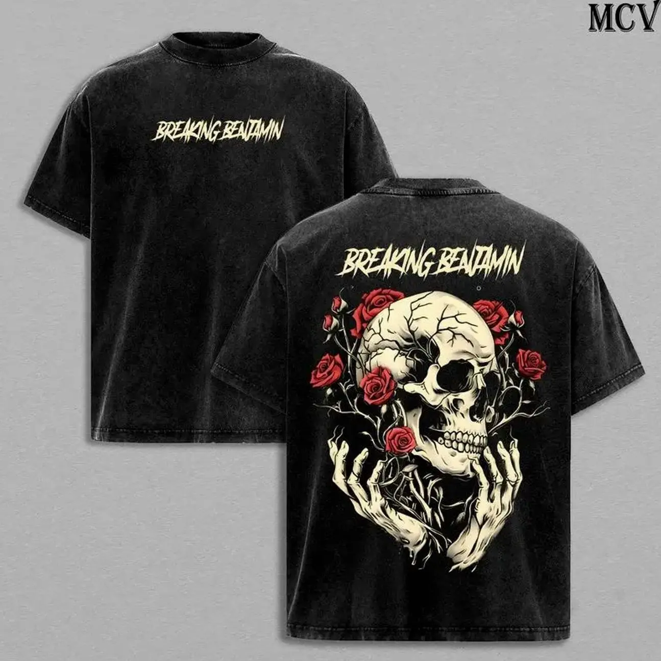Breaking Benjamin T-Shirt, Alternative Rock Unisex Streetwear