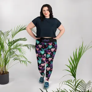 Flow De Amor Mi Reina Plus Size Leggings