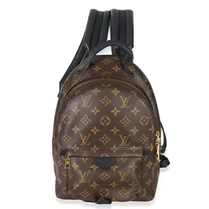 Pre-owned Louis Vuitton Coated Canvas Backpacks Reverse Monogram Canvas Palm Springs PM NY152906