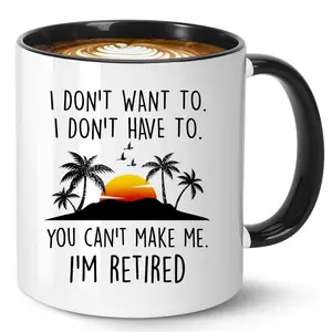 Retirement Gift Coffee Mug, Funny Retirement Gift for Women Men, Humorous Nurse Teacher Retired Gag Gift Coffee Mug, Gift for Friend, Funny Dad Mug, Novelty Coffee Mug, Drinkware