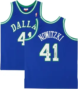 Dirk Nowitzki Dallas Mavericks Autographed Blue Mitchell & Ness 1998-1999 Authentic Jersey with "HOF 2023" Inscription - Fanatics Authentic Certified