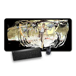 Extra Large Note Anime Mousepad - Anti-Slip Rubber Base Gaming Deskmat Keyboard Mousepad
