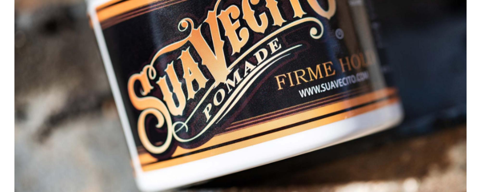 Suavecito Pomade Firme Strong Hold Pomade for Hair Care, Comfort, and Scent Enhancement - 4oz Water Soluble Pomade for Curly, Thick, and Stubborn Hair