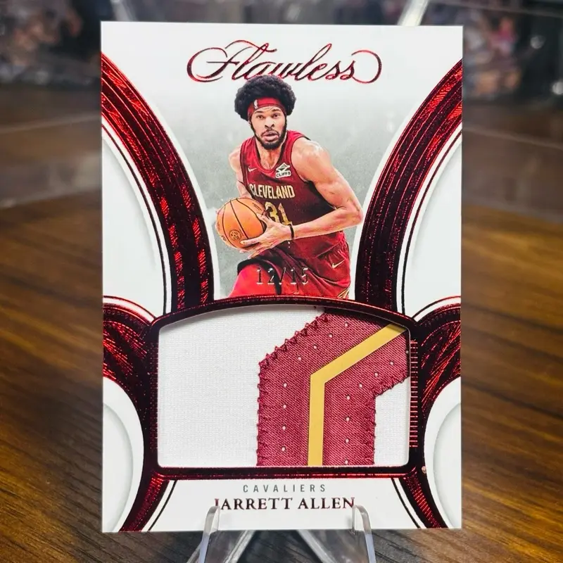 2024-25 Panini Flawless Jarrett Allen Game Used Worn Patch Ruby /15 Cavaliers
