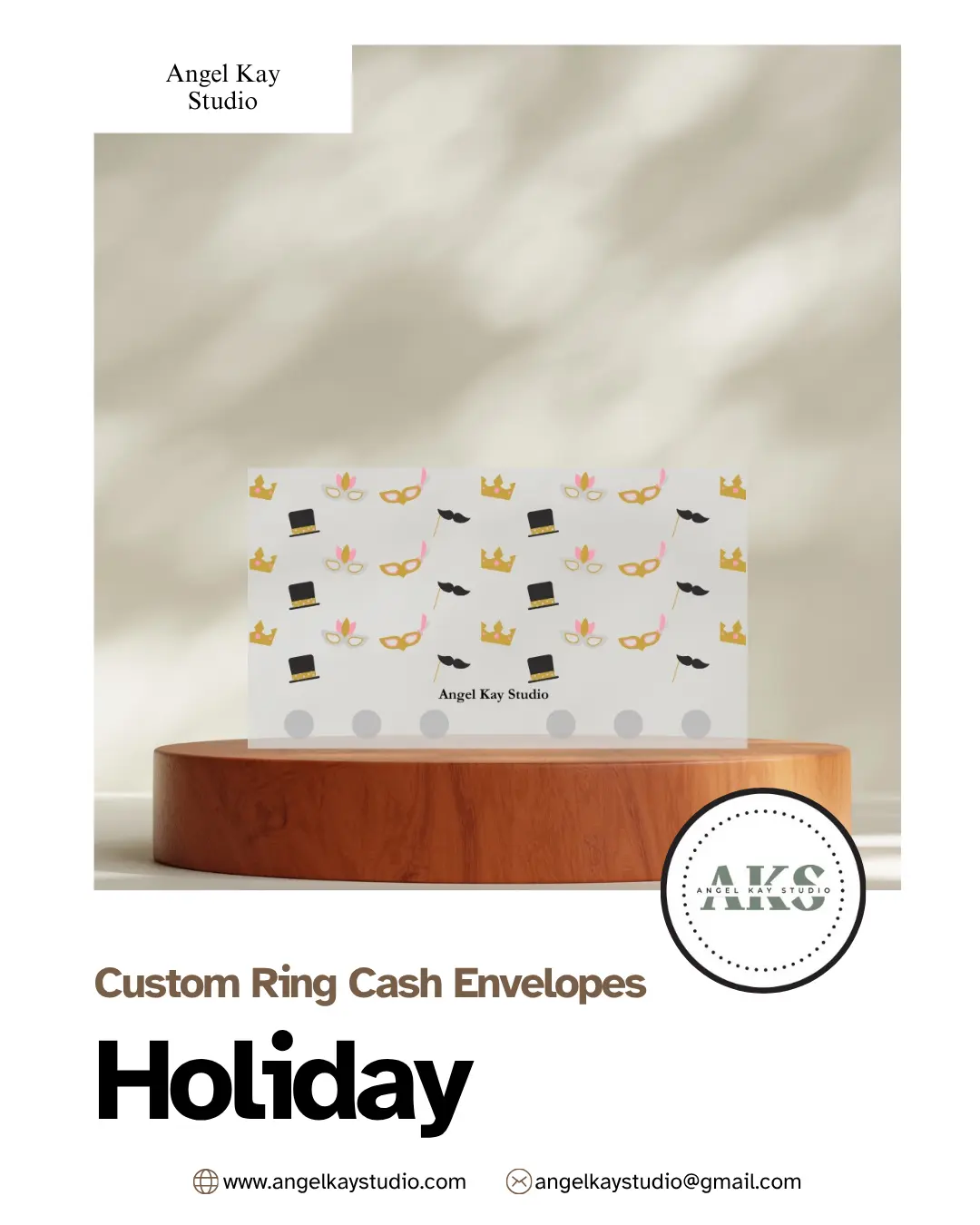 "Holiday" Custom Cash Envelopes