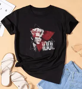 Vintage 90s Billy Idol Tshirt, Retro Rock Band Graphic Tee, Billy Idol Tour 2025 Shirt, Classic Concert Shirt, Punk Rock Music Fan Gift, Top Womens Menswear