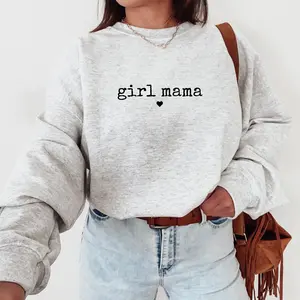 Mama Sweatshirt, Girl Mama Shirt, New Mom Gift, Mom of Girls, Pregnancy Announcement, Mom Sweater Crewneck