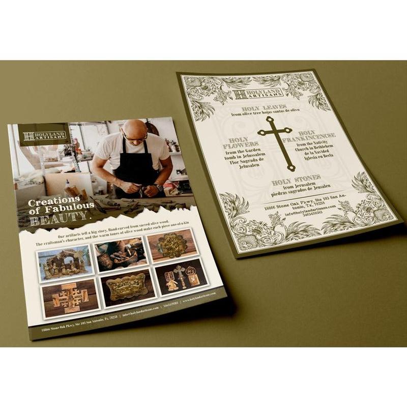 Olive Wood Nativity Scene_ Wooden Hut and Silver Oxide Figurines Decor Ornaments