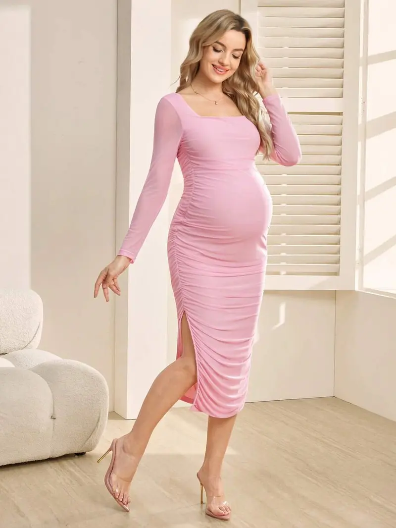 long sleeve maternity dress nearby - TikTok Shop long sleeve maternity dress nearby - TikTok Shop