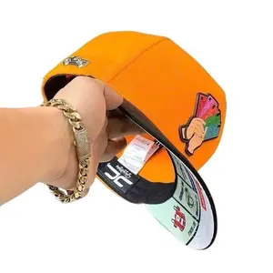 ORANGE Money Hand Snapback Hat - Black Magic Streetwear Cap for Men & Women, Trendy 2026 Baseball Trucker Hat with Cool Urban Style for Daily Wear, Travel, Hip Hop Fashion