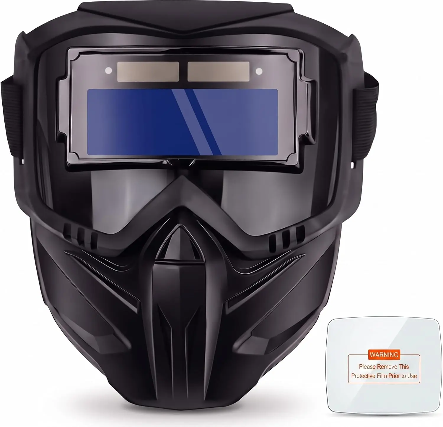 Auto-Darkening Helmet, True Color View UV IR Headband| Breathable Vent System for TIG MIG ARC Grinding