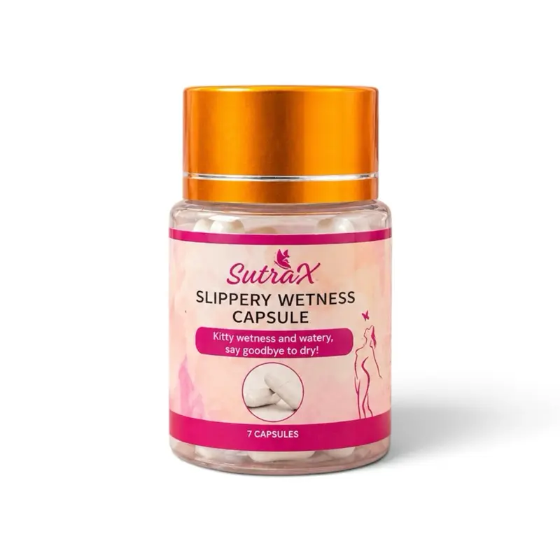 SutraX Vaginal Moisturizer & Dryness Relief Suppository for Vaginal Health-7 Capsules Kitty Hydration