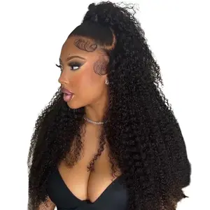 13x4 Brazilian Lace Wig -Curly Hair Brazilian Lace Wigs 100% human hair, transparent lace wig