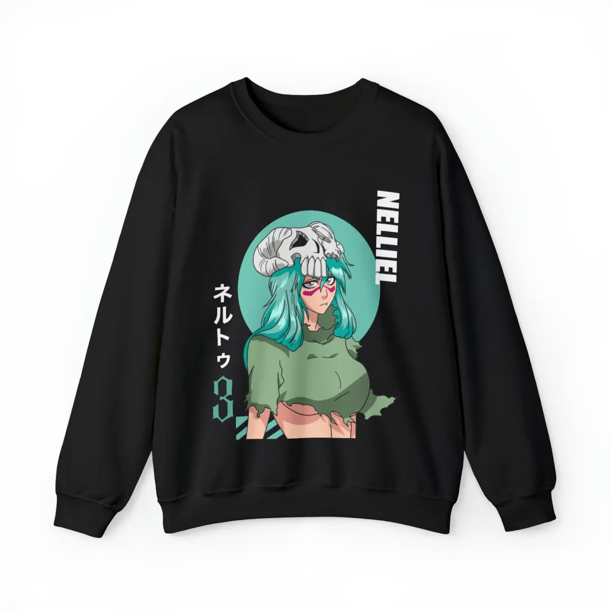 BLEACH Nel Tu Unisex Anime Sweatshirt, Bleach Anime Sweater, Nelliel Tu Sweater, Bleach Anime Sweatshirt, Espada, Anime Gift