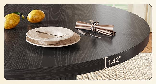 【BackToSchool】ONBRILL 41-78 Inch Extendable Dining Table for 4-8, Gorgeous Fluted Expandable Kitchen Table with Storage, 2 Leaf, Mid Century Modern Oval Dinner Tables for Dining Room, Kitchen, Living Room BackToSchool