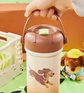 2026 Dachshund 500ML 316 Stainless Steel Thermos Small And Portable High-Looking Water Cup Coffee Accompanying Cup