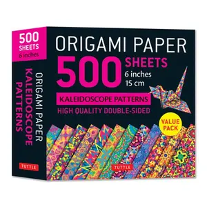 Origami Paper 500 Sheets Kaleidoscope Patterns 6 (15 CM): Tuttle Origami Paper: Double-Sided Origami Sheets Printed with 12 Different Designs (Instruc -- Tuttle Studio - Other