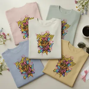 Mama Capy Shirt| Funny Capybara Mom Tee | Comfort Colors 1717 Graphic T-Shirt | Matching Mom & Mini Outfit | Mother’s Day Gift Typography Multifaceted Mom's