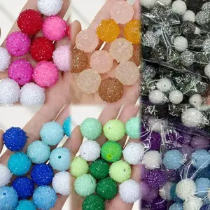 Ltty--P20--Mixed Color Sugar Round Beads 16mm & 20mm 4pcs/bag