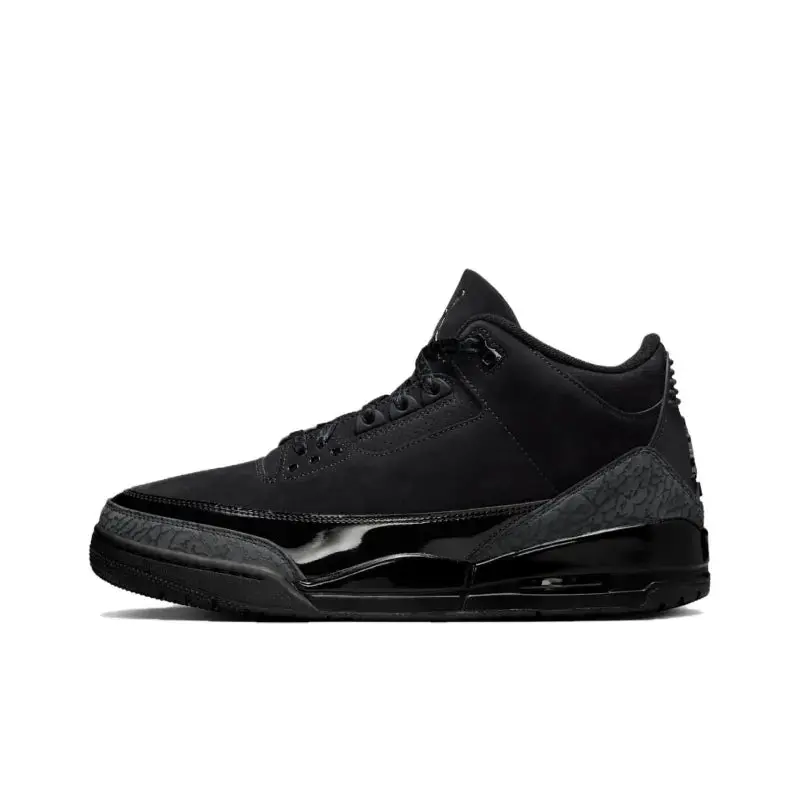 Air Jordan 3 Retro 'Black Cat' 2025 – Men's Stealth Sneaker