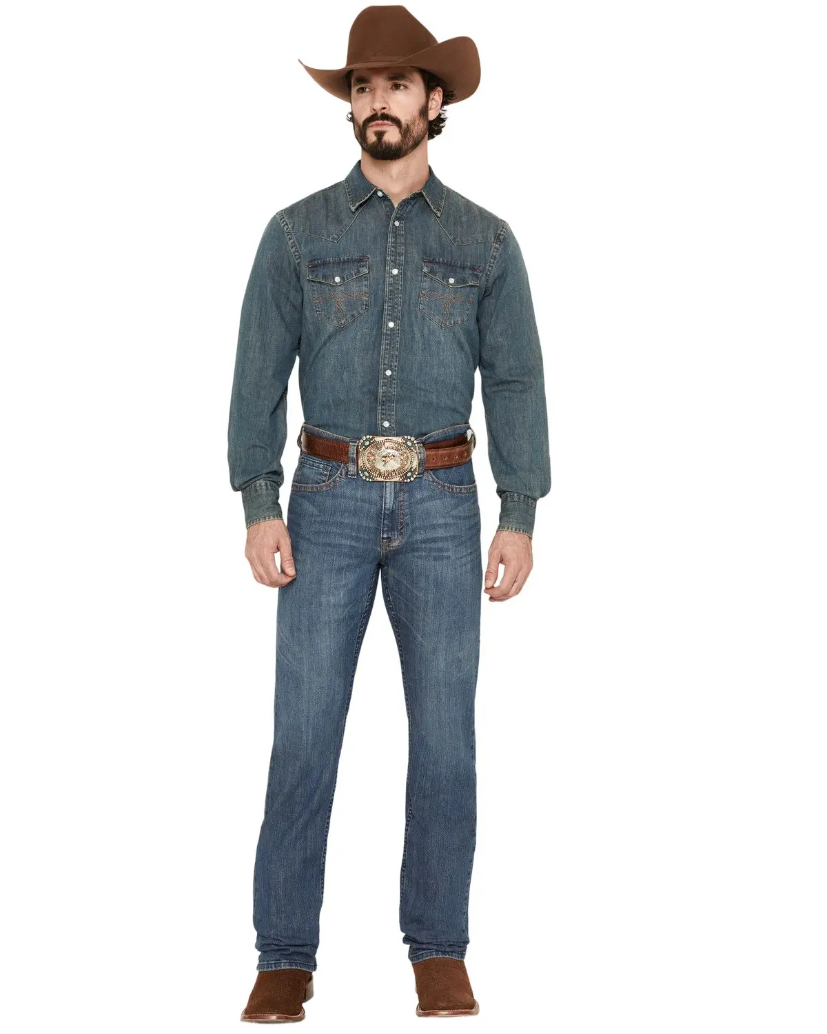 Cody James Men's Men'S Equalizer Wash Jackson Slim Straight Stretch Denim - Cjsp20j01-Mdw Cody James Men's Men'S Equalizer Wash Jackson Slim Straight Stretch Denim - Cjsp20j01-Mdw