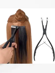 Professional Tape-In Hair Extensions Pliers, Sealing Tool Kit, Essential Styling Accessory for Salon & Home Use