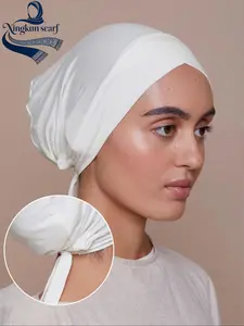 Women's Fashion Cross-Band Hat, Adjustable Elastic Hijab Turban, Breathable Modal Comfort, Versatile for All Seasons