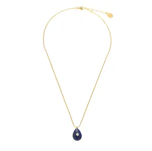 A Drop of Blue Sapphire Necklace