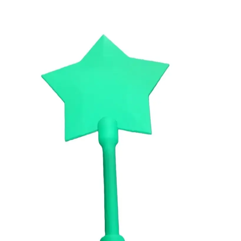 Five-pointed star, green color