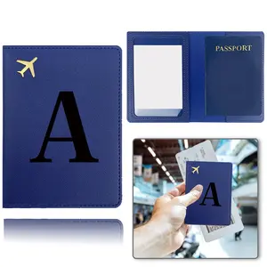 1 Pcs Passport Sleeve Holder PU Waterproof Cover, Durable Travel Organizer with RFID Blocking, Slim Airplane Ticket Wallet in Travel Accessories